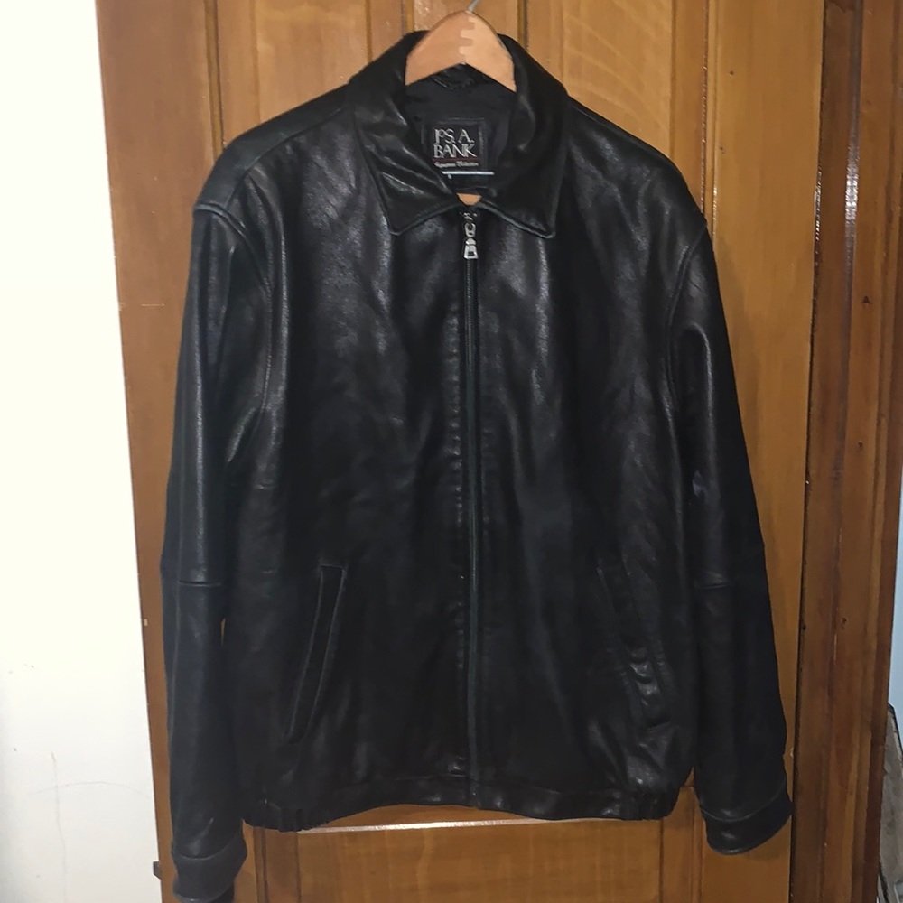 Jos A Bank Mens Leather jacket